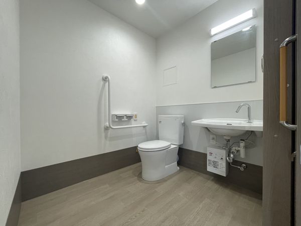 清潔感のあるトイレ空間