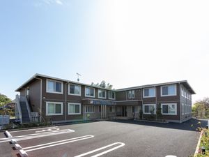 清潔感のある施設の外観