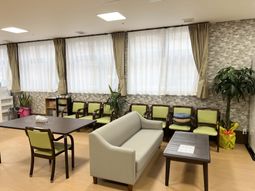 快適なラウンジの一角