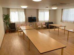 共用スペースのダイニングルーム