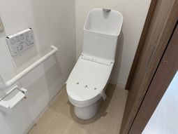 快適な設備のトイレ