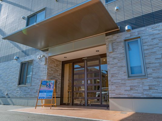 穏やかなエントランス