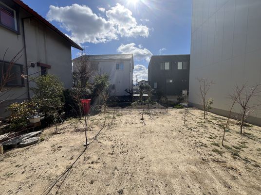 広々とした庭