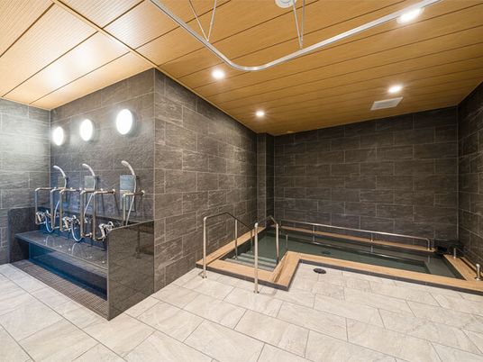 清潔感のある浴室