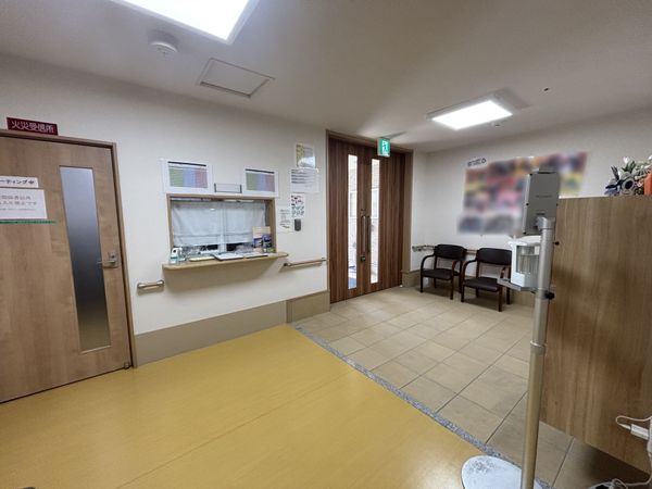 明るいエントランス