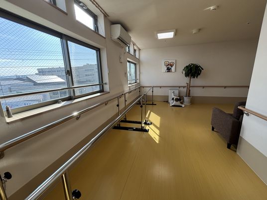 明るい訓練室