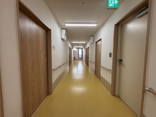 安全な移動ができる廊下