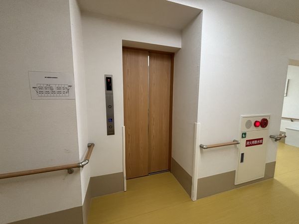 安全な乗降ができる廊下