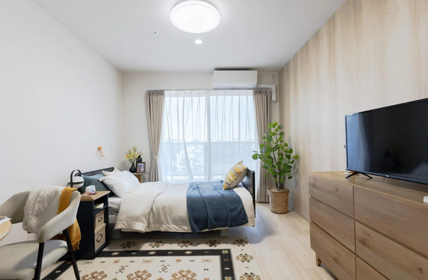 落ち着いた居室の様子