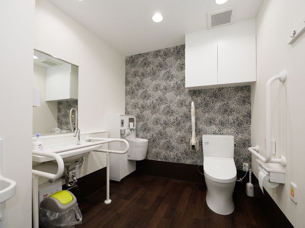 バリアフリーなトイレスペース
