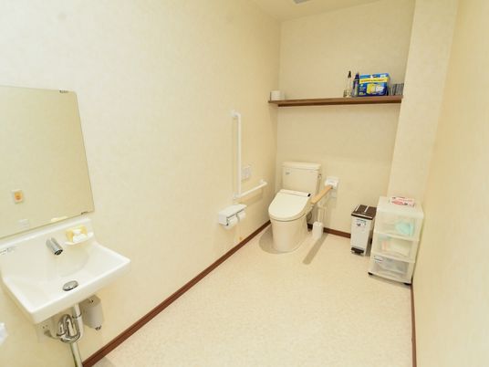 バリアフリーのトイレ
