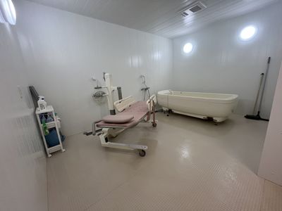 整備された介護用浴室