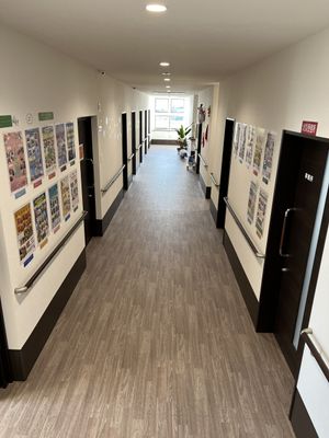 清潔感のある廊下