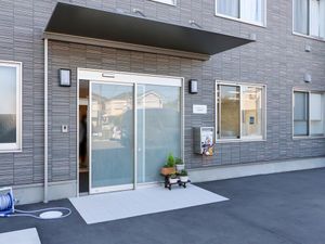 清潔感のあるエントランス