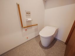 ゆとりのあるトイレ空間