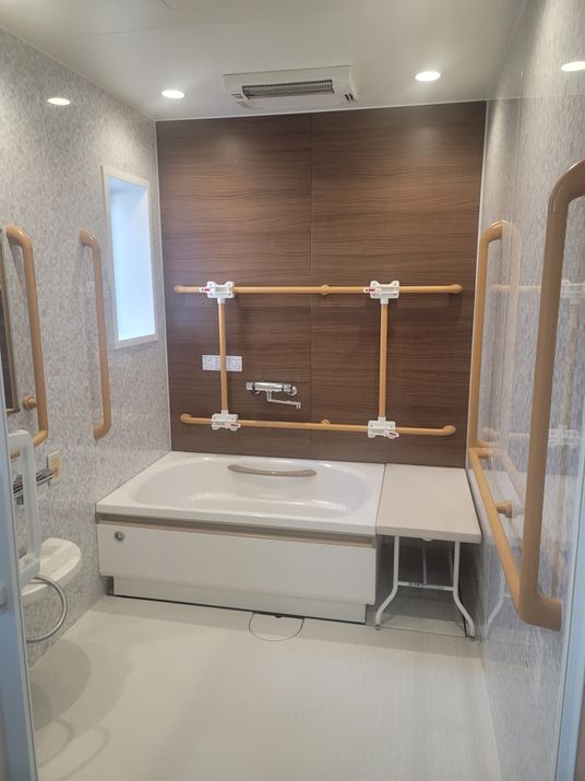 バリアフリー設計の洗面台