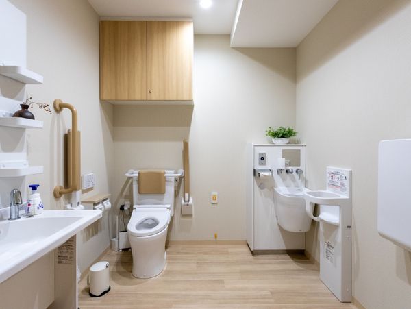 清潔なトイレスペース