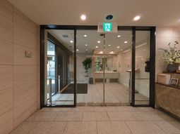 清潔なエントランス