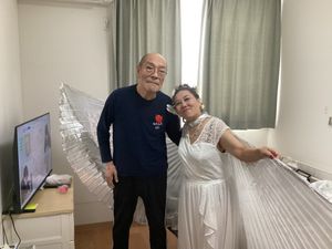 二人が過ごす居室
