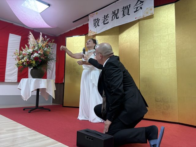 祝賀会でのパフォーマンス 多目的室 祝賀会でのイベントが行われています。多目的室での利用も充実しています。