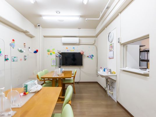 落ち着いた食堂
