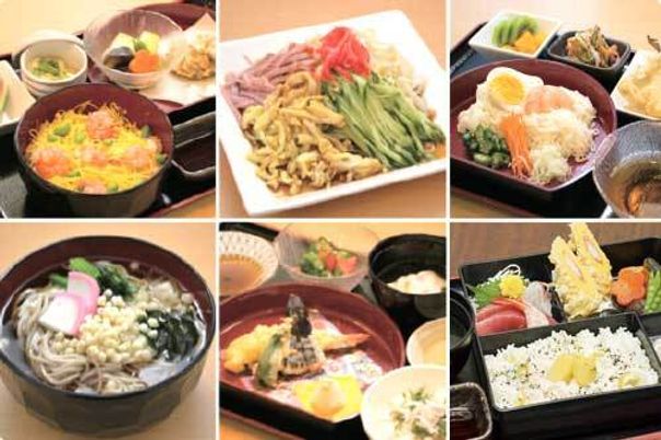 彩り豊かな食事の風景