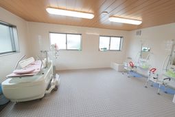 清潔な浴室設備