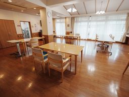 広々とした食堂