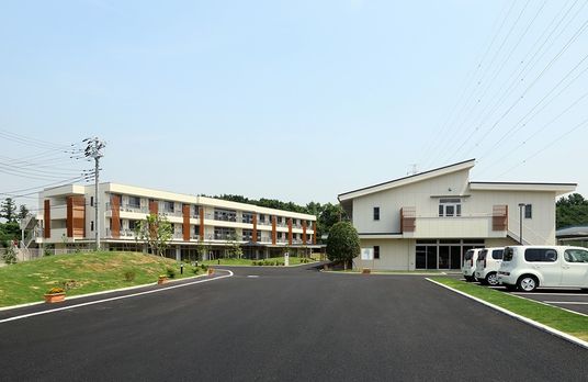 快適な施設と緑の景色