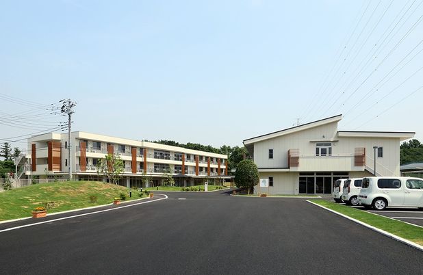 快適な施設と緑の景色