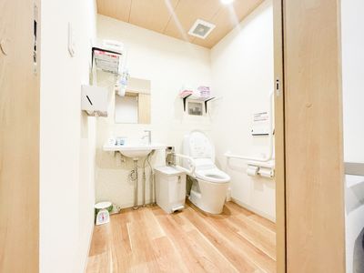 清潔感のあるトイレ空間