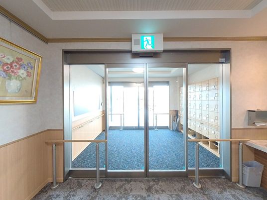 出入りしやすい廊下