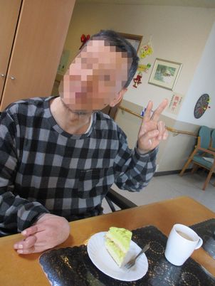心温まる居室の一コマ