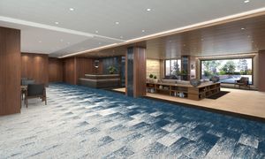 リラックスできるラウンジ空間