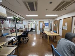 明るい空間の共有スペース