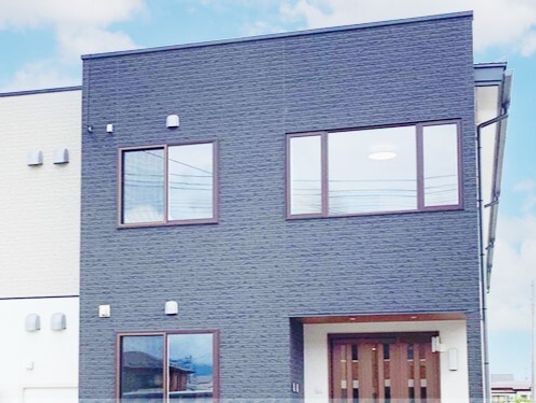 外観のモダンな施設