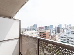 景色が楽しめるバルコニー  