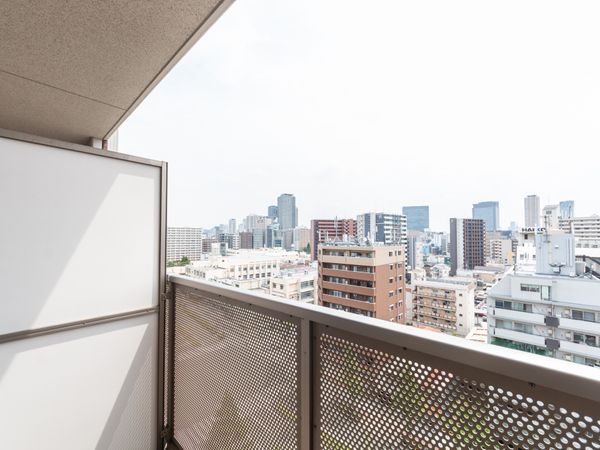 景色が楽しめるバルコニー  