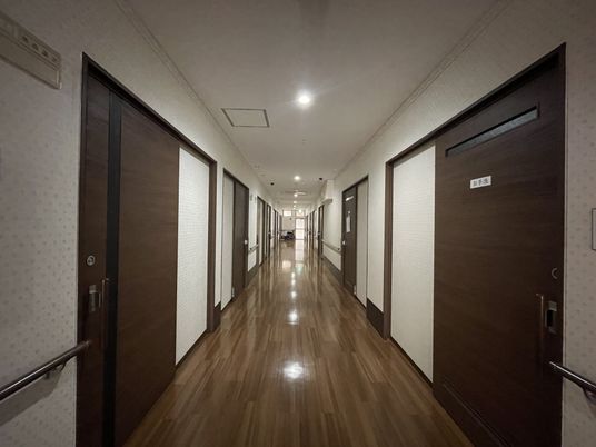 手入れされた廊下の風景