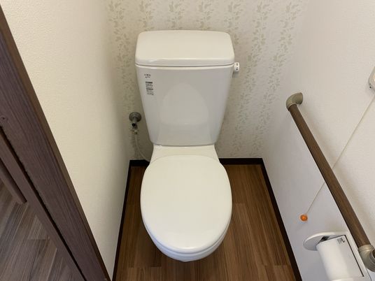 清潔なトイレの設備