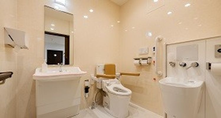 最新設備のトイレ