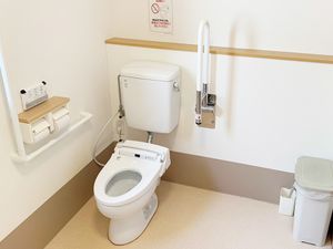 快適な設備のトイレ
