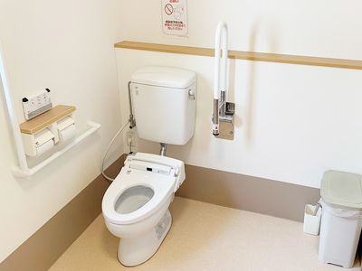 快適な設備のトイレ
