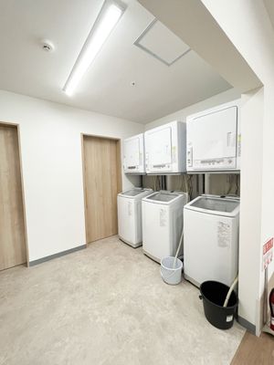 清潔な洗濯室