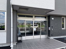 ゆったりとしたエントランス