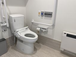 清潔感のあるトイレ設備