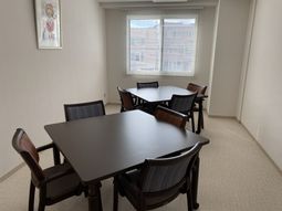 ゆったりとした食堂