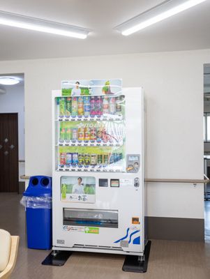 自動販売機のあるスペース
