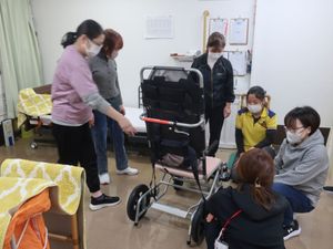 機能訓練の室内  