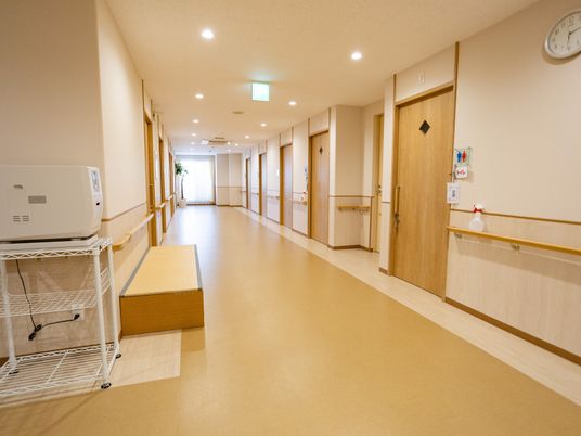 広々とした廊下